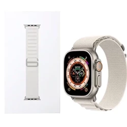 Pasek Apple Watch 42/ 44/ 45/ 49 Ultra Alpine Loop M - kremowy (Starlight)
