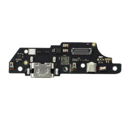 Motorola Moto E20 board with USB-C charging connector and microphone