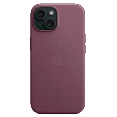 Etui Apple iPhone 15 FineWoven Case MagSafe - bordowe (Mulberry)
