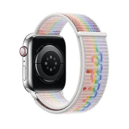 Apple Watch 42/ 44/ 45/ 49 Ultra Sport Loop Strap - Rainbow (Pride Edition)