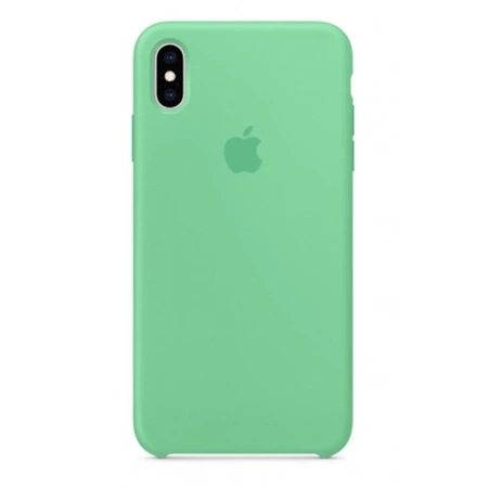 Silikonowe etui Apple iPhone XS Max Silicone Case - miętowe (Spearmint)