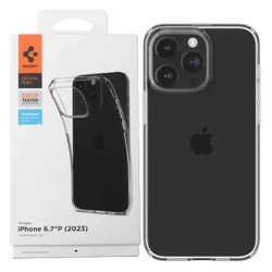 Spigen Crystal Flex silicone case for Apple iPhone 15 Pro Max - transparent