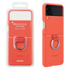 Samsung Galaxy Z Flip3 5G case Silicone Cover with Ring EF-PF711TPEGWW - coral