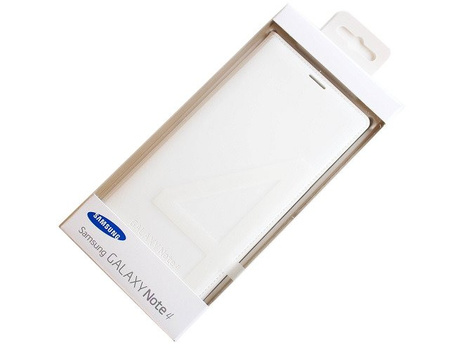 Samsung Galaxy Note 4 Flip Wallet phone case - white