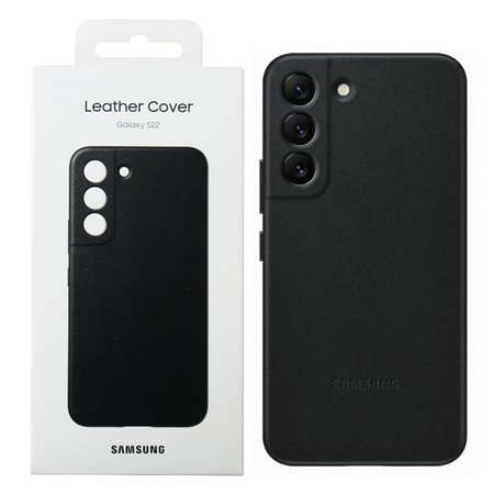 Samsung Galaxy S22 leather case Leather Cover EF-VS901LBEGWW - black