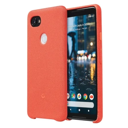 Google Pixel 2 XL Fabric Case - Orange (Coral)