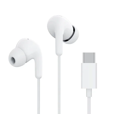 Xiaomi USB-C headphones with remote control and microphone - white