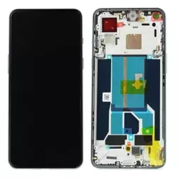 LCD display with bezel for OnePlus Nord 2T - green (Jade Fog)