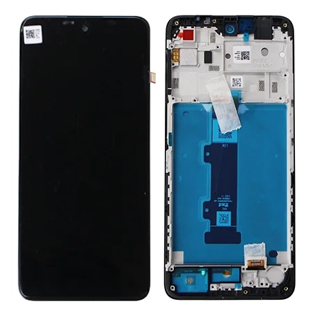 Genuine LCD display with bezel for Motorola Moto E22s 