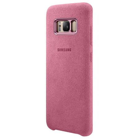 Samsung Galaxy S8 Alcantara phone case - pink