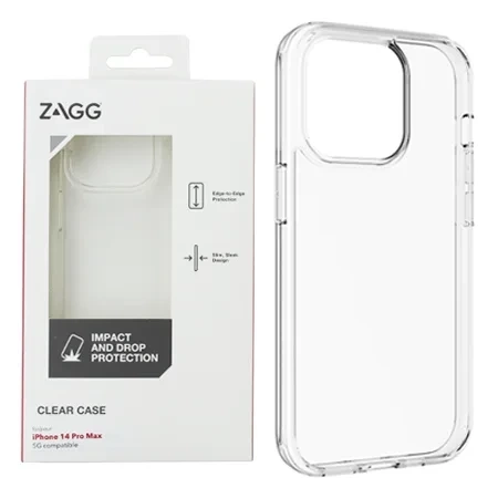 Case for Apple iPhone 14 Pro Max Zagg Clear Case - transparent