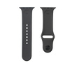 Apple Watch 1/ 2/ 3/ 4/ 5/ 6/ 7 Series 42/ 44/ 45 mm Silicone Sport S/M strap MR272ZM/A - dark grey (Gray)