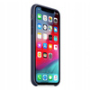 Etui silikonowe Apple iPhone XS - granatowe (Midnight Blue) [OUTLET]