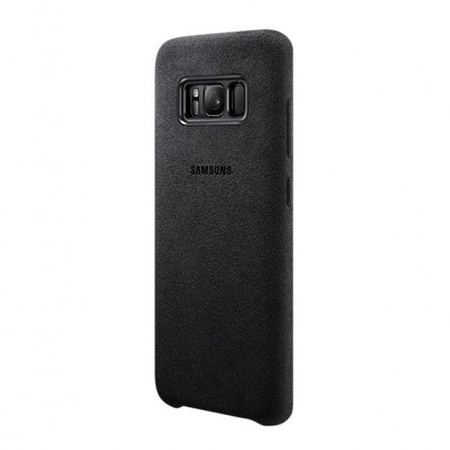 Samsung Galaxy S8 Plus Alcantara phone case - dark gray