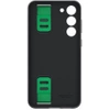 Case with strap for Samsung Galaxy S23 Plus phone Silicone Grip Case - black