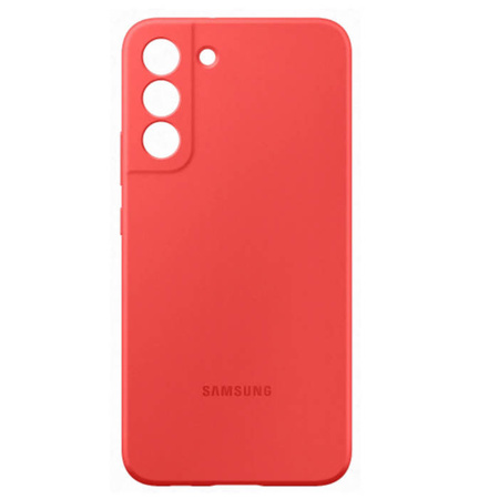 Etui na telefon Samsung Galaxy S22 Plus Silicone Cover - czerwone (Glow Red)