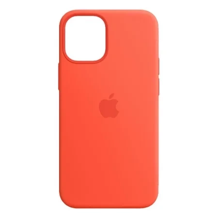 Apple iPhone 12 mini Silicone Case MagSafe - Orange (Electric Orange)