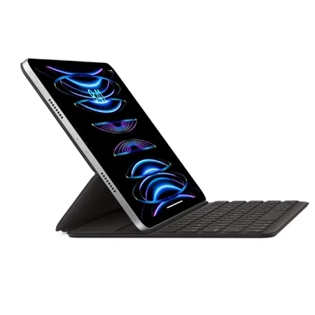 Apple iPad Pro 11" gen keyboard case.1/ 2/ 3/ 4/ Air 4/ 5/ 11" M2 Smart Keyboard Folio (Ukrainian layout) - black