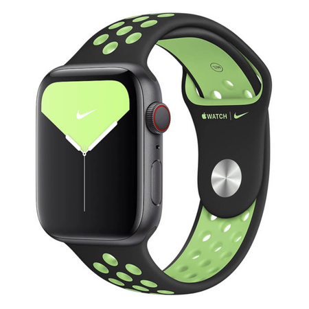 Apple Watch 38/ 40/ 41mm Nike Sport Band - Black/ Lime Blast