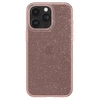 Etui na Apple iPhone 15 Pro Max Spigen Liquid Crystal Glitter silikonowe - różowe (Rose Quartz)