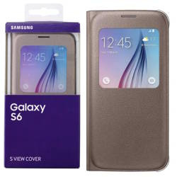 Samsung Galaxy S6 etui S View Cover EF-CG920PFEGWW - złote