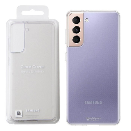 Samsung Galaxy S21 5G Clear Cover case EF-QG991TTEGWW - transparent