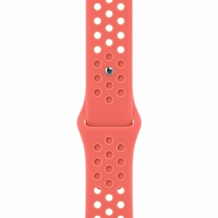 Pasek do Apple Watch  42/ 44/ 45/ 49 Ultra Nike Sport Band S/M L/M  - różowo-pomarańczowy (Magic Ember/ Crimson Bliss)