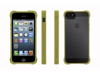 Apple iPhone 5/ 5s case Griffin Survivor Clear GB36415 - transparent with green frame