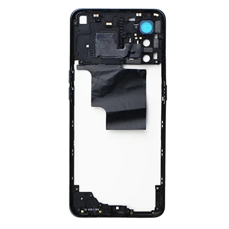 Body, side frame for Oppo A74 - black (Prism Black)