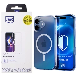 Silicone case for Motorola Edge 50 Pro phone 3mk Clear Case - transparent