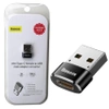 USB-C to USB-A Baseus 3A adapter - black