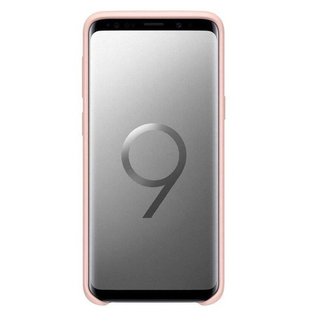 Silicone case for Samsung Galaxy S9 phone - pink