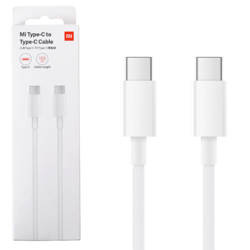 Xiaomi cable from USB-C to USB-C SJX12ZM 1.5 m - white