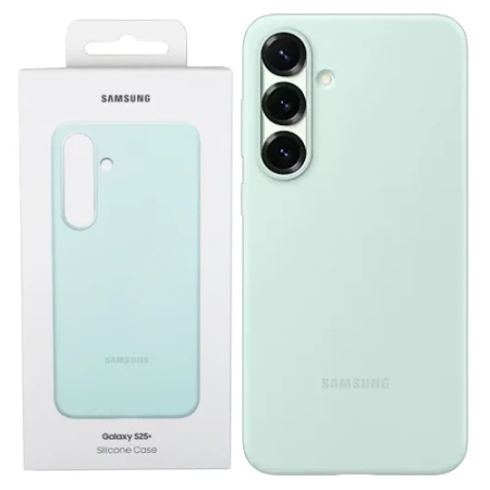 Etui na telefon Samsung Galaxy S25 Plus Silicone Case - miętowe (Mint)