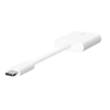 Belkin RockStar USB-C to USB-C Audio + Charge Adapter - white