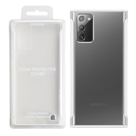 Samsung Galaxy Note 20 case Clear Protective Cover EF-GN980CWEGWW - transparent with white border