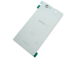 Sony Xperia Z1 Compact battery flap with adhesive - white