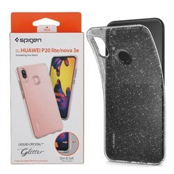 Huawei P20 Lite silicone case Spigen Liquid Crystal L22CS23074 - transparent with glitter