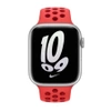 Pasek Apple Watch 42/ 44/ 45/ 49 Ultra/ Ultra 2 Nike Sport Band S/M M/L- czerwony (Bright Crimson/ Gym Red)