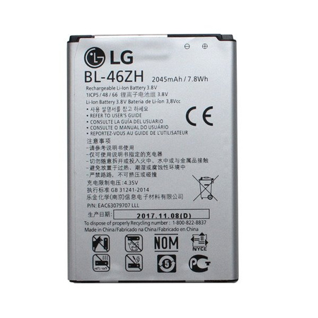 LG K8 /K7/ K8 4G original battery BL-46ZH - 2045 mAh