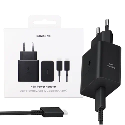 Samsung mains charger with USB-C to USB-C cable - 45W