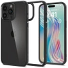 Spigen Crystal Hybrid case for Apple iPhone 15 Pro - transparent with black frame