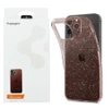 Etui na Apple iPhone 12 Pro Max Spigen Liquid Crystal Glitter silikonowe - różowe (Rose Quartz)