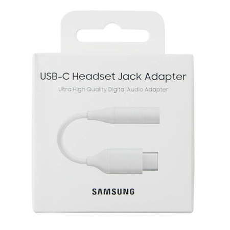 Adapter słuchawkowy z USB-C na 3.5 mm Samsung - biały