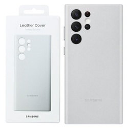 Samsung Galaxy S22 Ultra leather case Leather Cover EF-VS908LJEGWW - Light Gray (Light Gray)