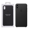 Apple iPhone XS Max Leather Case - black [OUTLET]