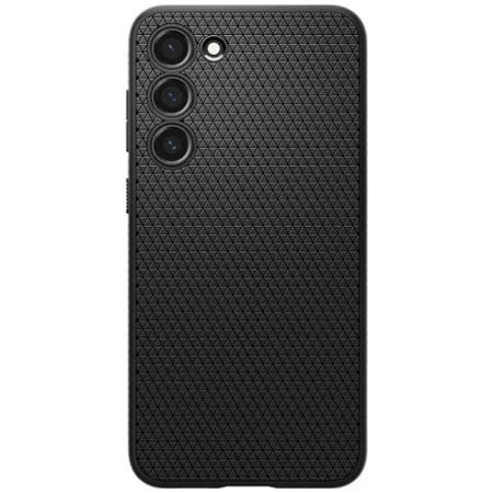 Spigen Liquid Air silicone phone case for Samsung Galaxy S23 - black