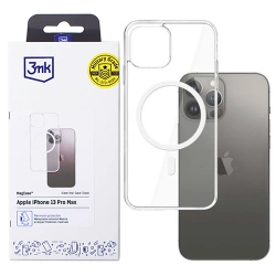 Silicone case for Motorola Edge 50 Pro phone 3mk Clear Case - transparent