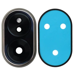 Szybka aparatu z ramką do Oppo A38 oryginalna - złota