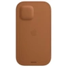 Apple iPhone 12 Pro Max Leather Sleeve MagSafe Case - Brown (Saddle Brown)